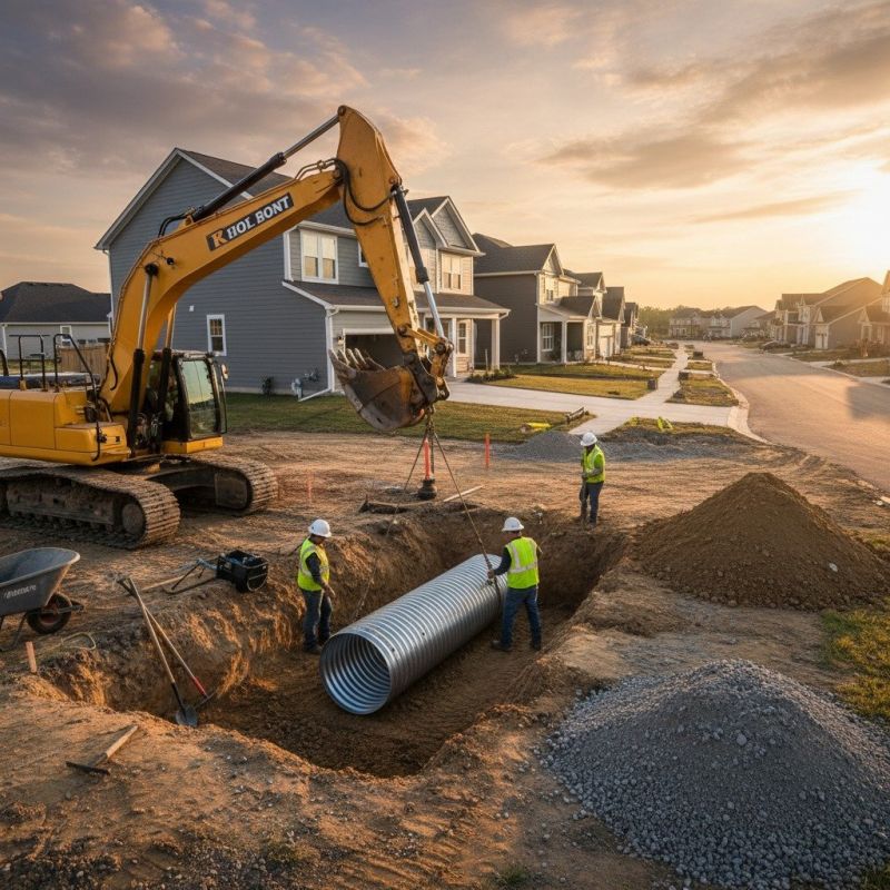 Local Culvert Installation pros at work