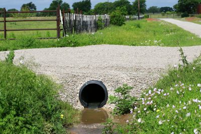 Completed Culvert Under Roadway